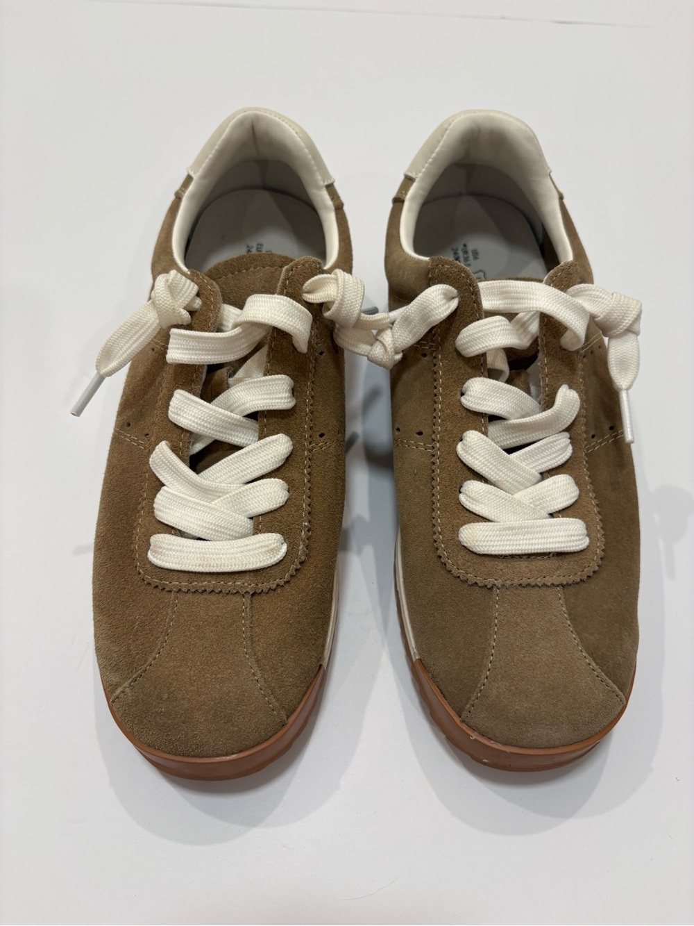 Project Cloud Lynn Lace-Up Sneakers in Brown with White Laces 6